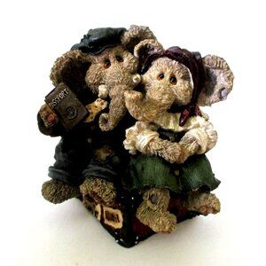 Vintage Boyds Bears & Friends Packy and Dermah Elephant Figurine Noah's Ark Seri